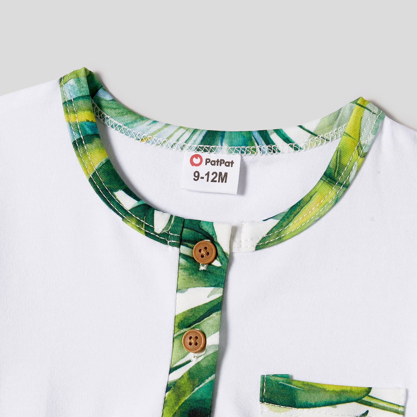 Family Matching Allover Plant Print Belted Tank Dresses and Short-sleeve T-shirts Sets - 20656107
