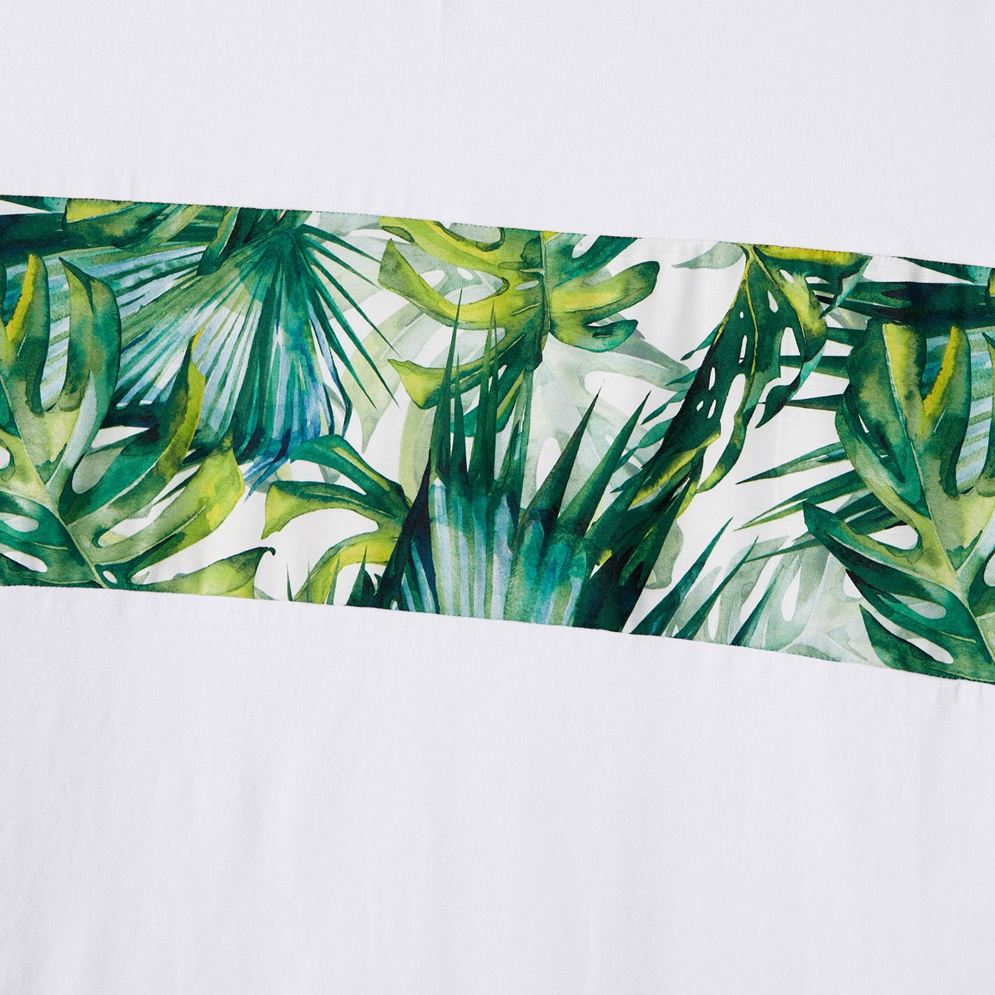 Family Matching Allover Plant Print Belted Tank Dresses and Short-sleeve T-shirts Sets - 20656107