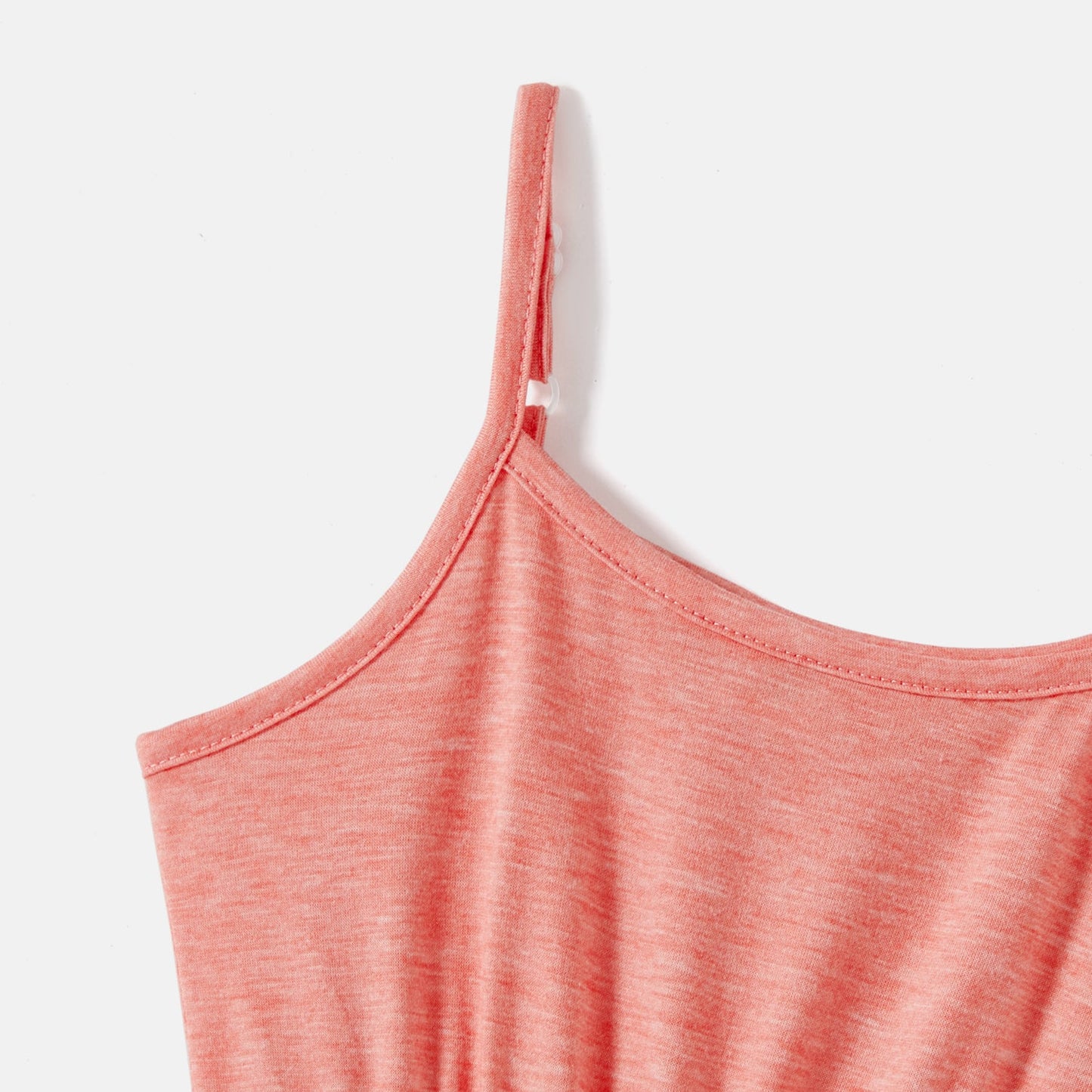 Family Matching Allover Plant Print Cami Dresses and Short-sleeve Colorblock Spliced T-shirts Sets - 20581442
