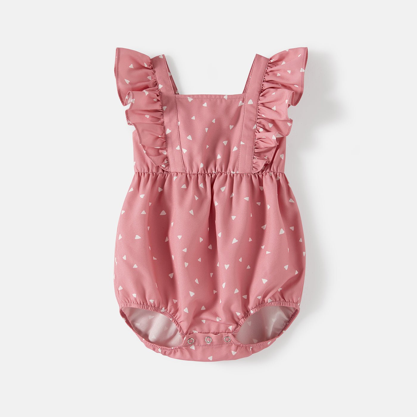 Family Matching Allover Print Strappy Dresses and Short-sleeve Striped Colorblock T-shirts Sets - 20615859