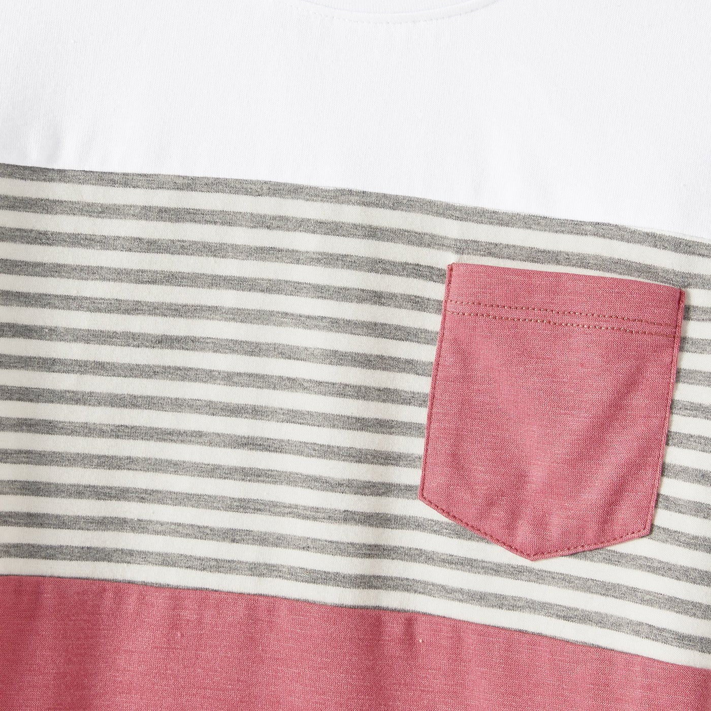 Family Matching Allover Print Strappy Dresses and Short-sleeve Striped Colorblock T-shirts Sets - 20615859
