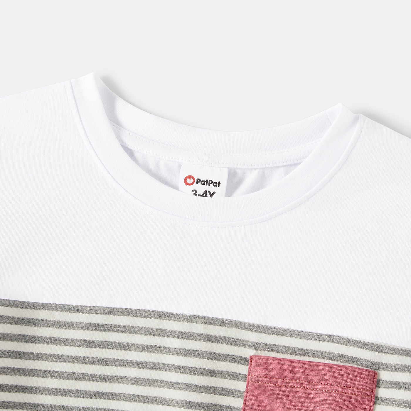Family Matching Allover Print Strappy Dresses and Short-sleeve Striped Colorblock T-shirts Sets - 20615859