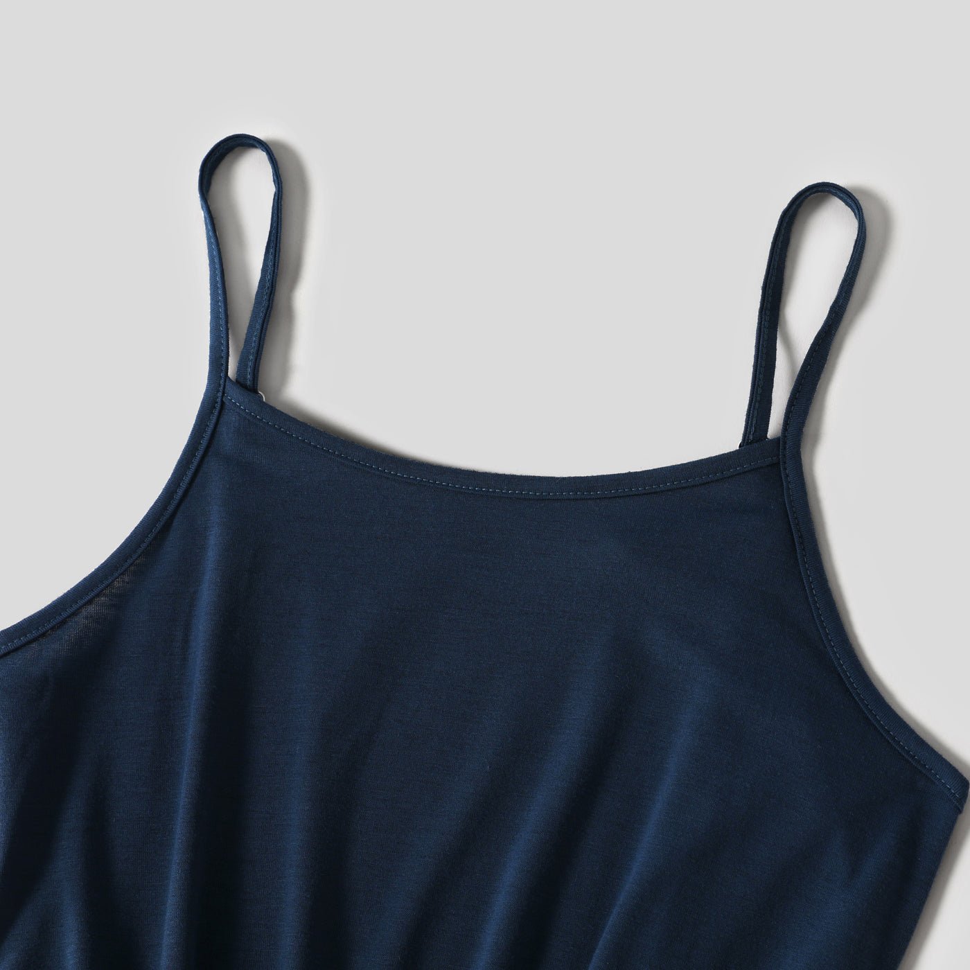 Family Matching Cotton Short-sleeve Colorblock T-shirts and Floral Print Naia? Spliced Cami Dresses Sets - 20560619