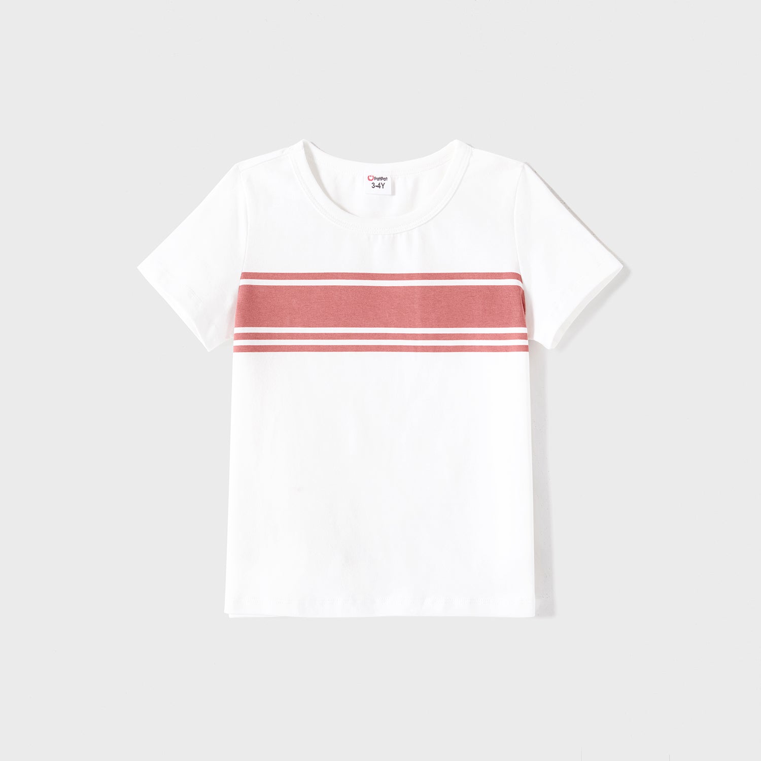 Family Matching Cotton Short-sleeve Striped T-shirts and Polka Dot Print Halter Ruffle Trim Dresses Sets - 20567819
