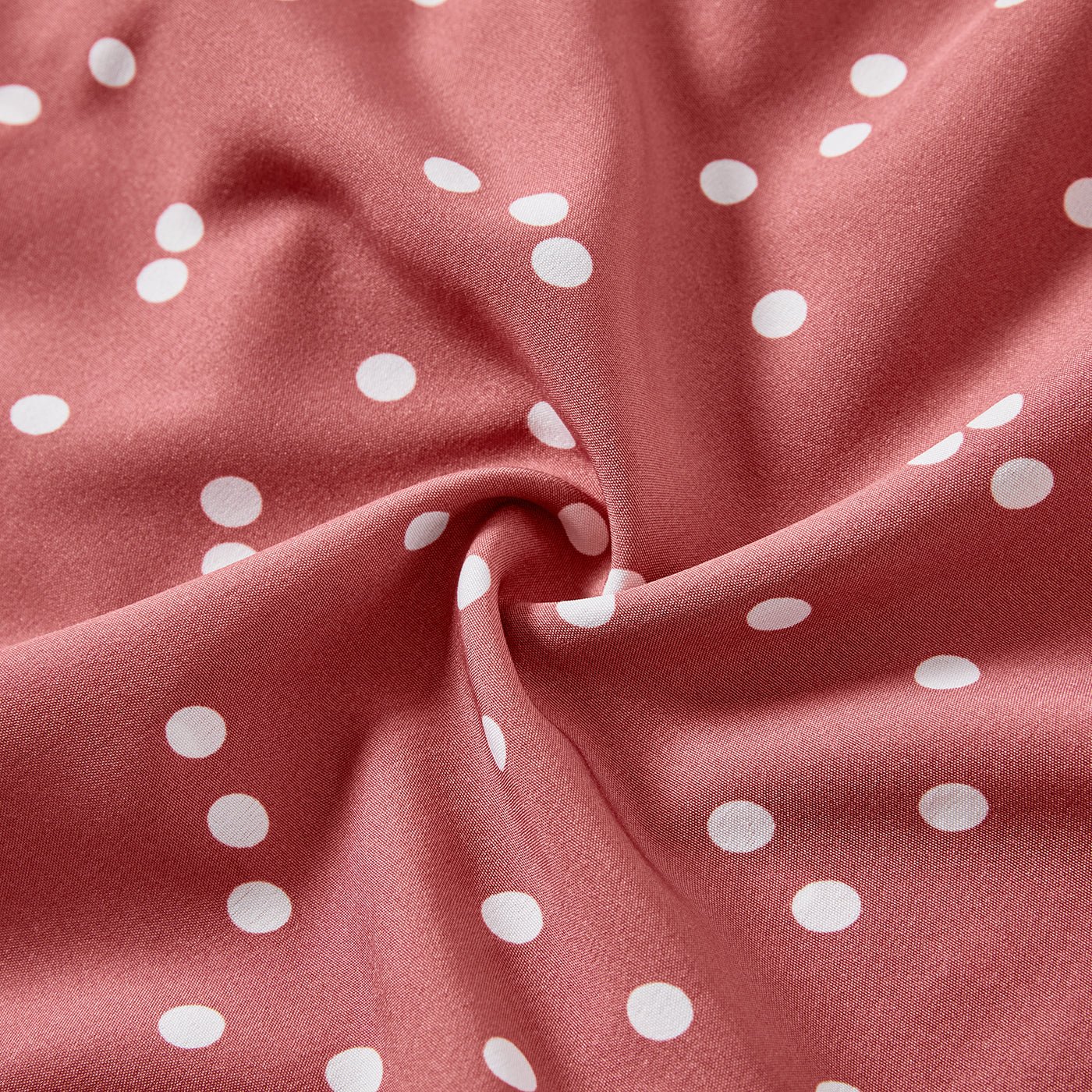 Family Matching Cotton Short-sleeve Striped T-shirts and Polka Dot Print Halter Ruffle Trim Dresses Sets - 20567819