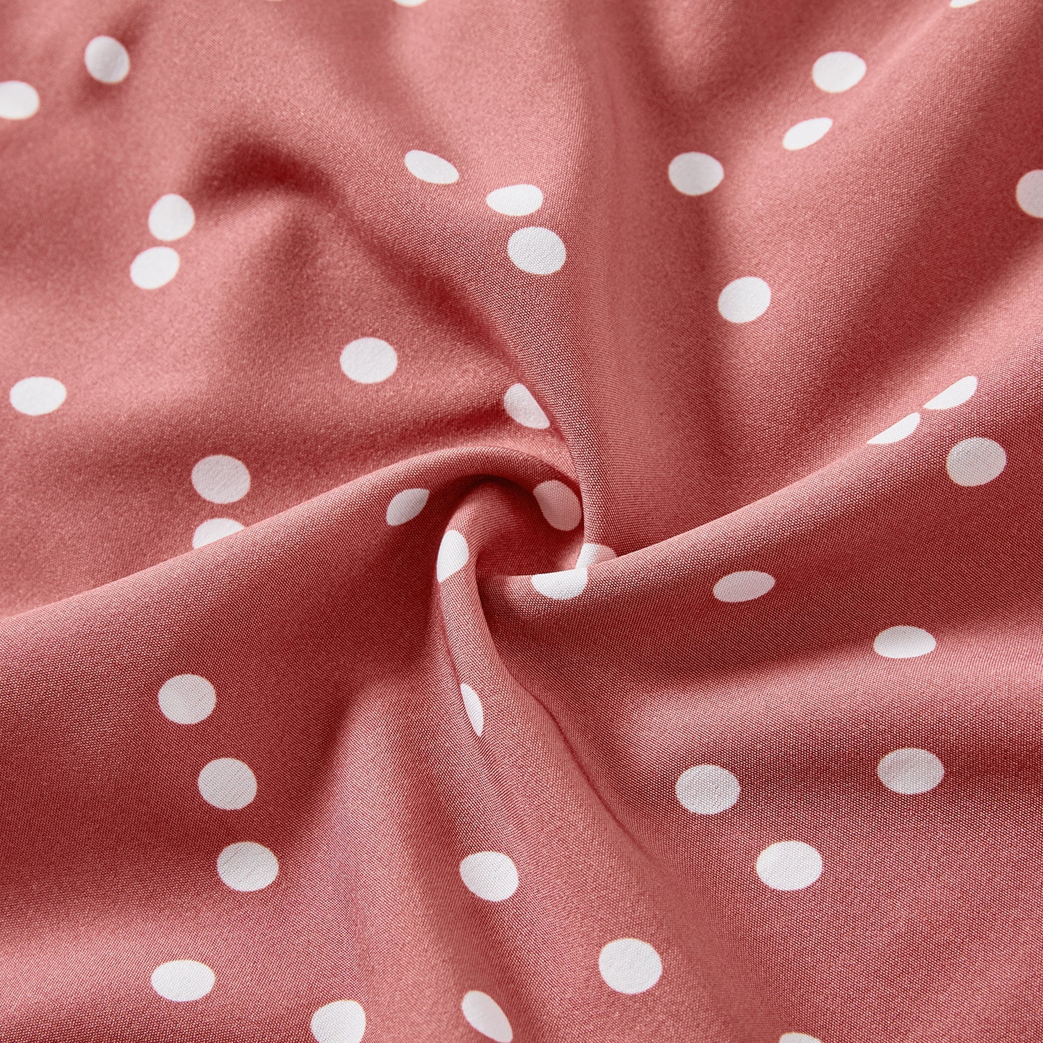 Family Matching Cotton Short-sleeve Striped T-shirts and Polka Dot Print Halter Ruffle Trim Dresses Sets - 20567819
