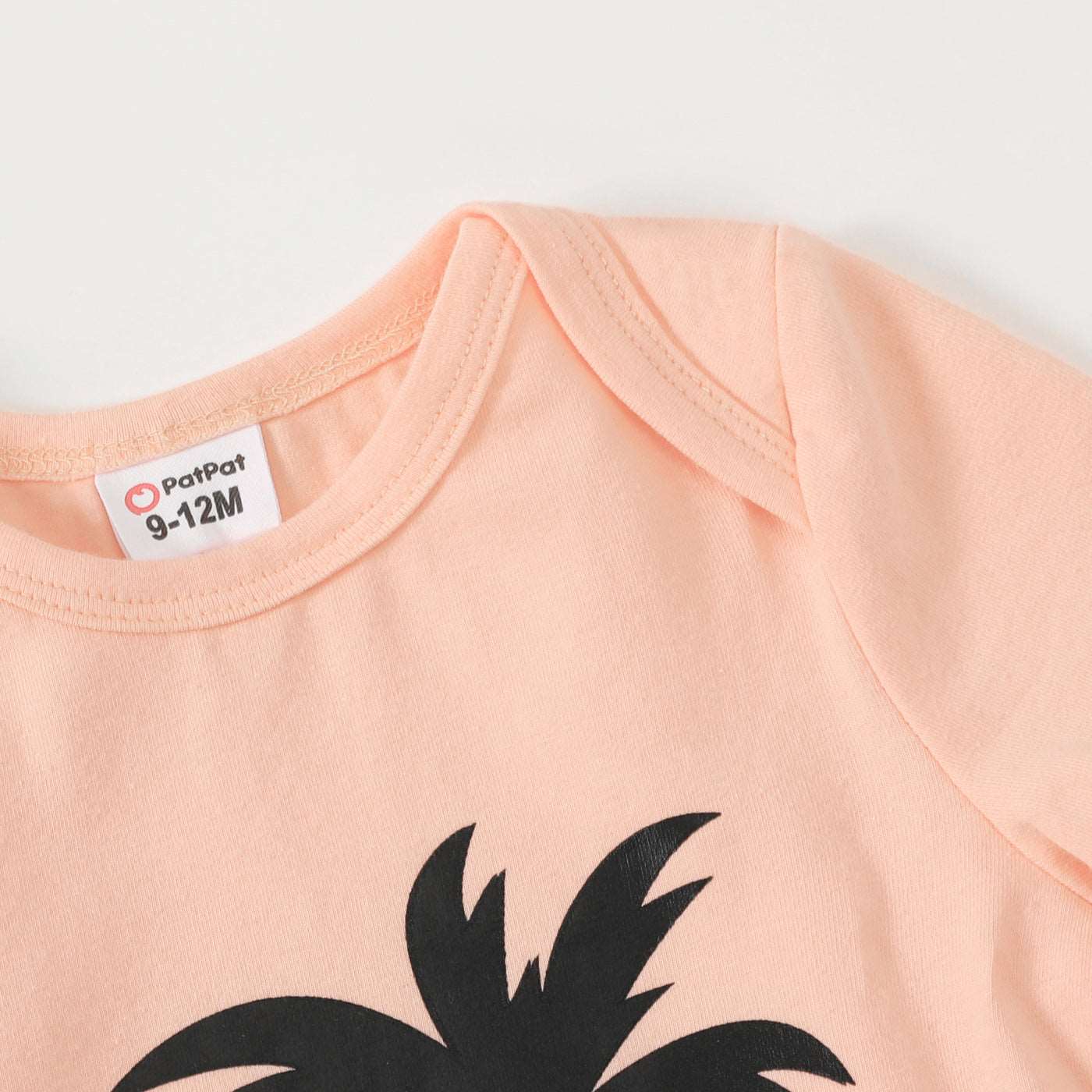 Family Matching Outfits Coconut Tree & Letter Print T-shirts - 20445414