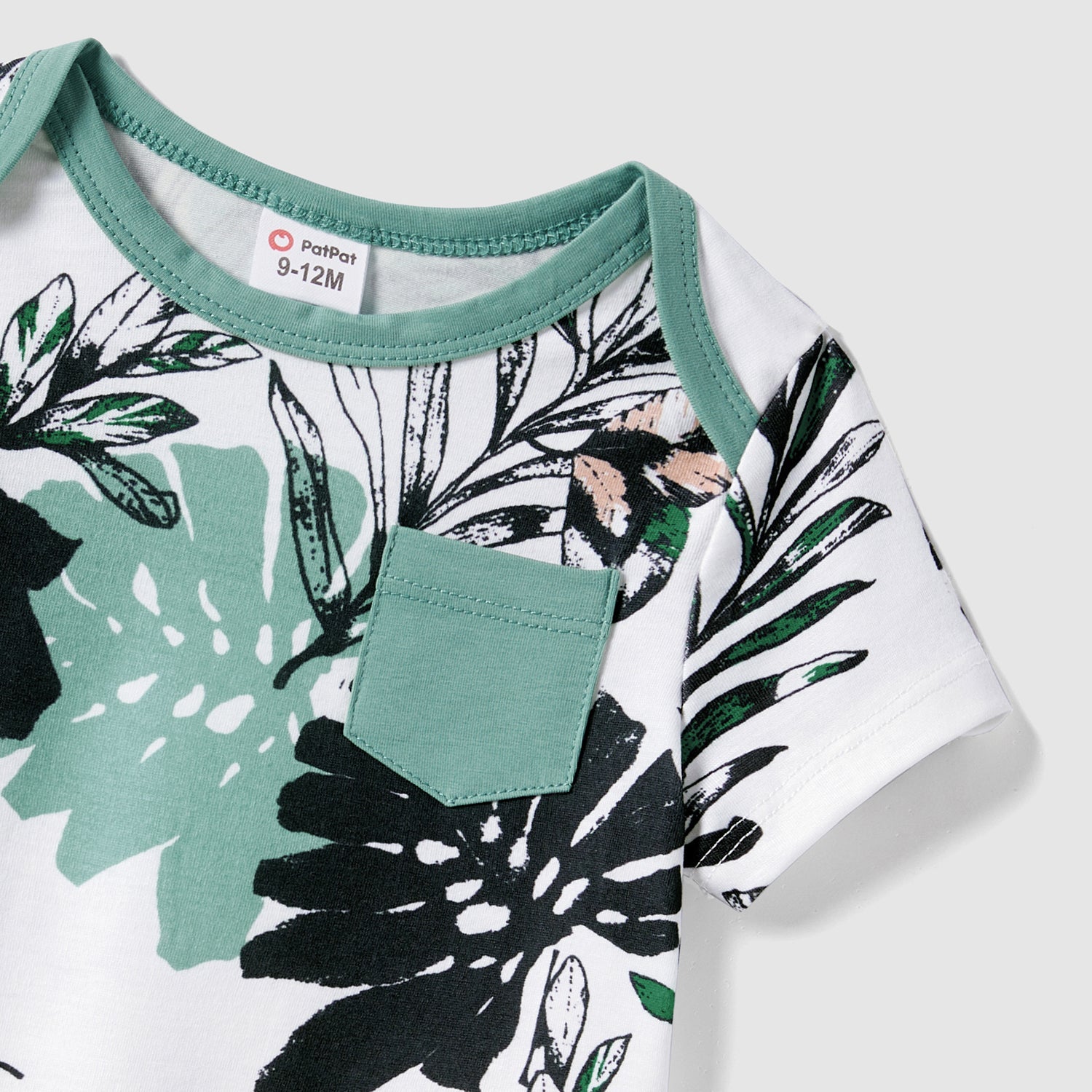 Family Matching Plant Print Belted Slip Dresses and Tank Top Sets - 20637109
