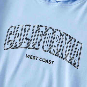 Family Matching School Hooded Letter Long Sleeve Print Tops - 20675281