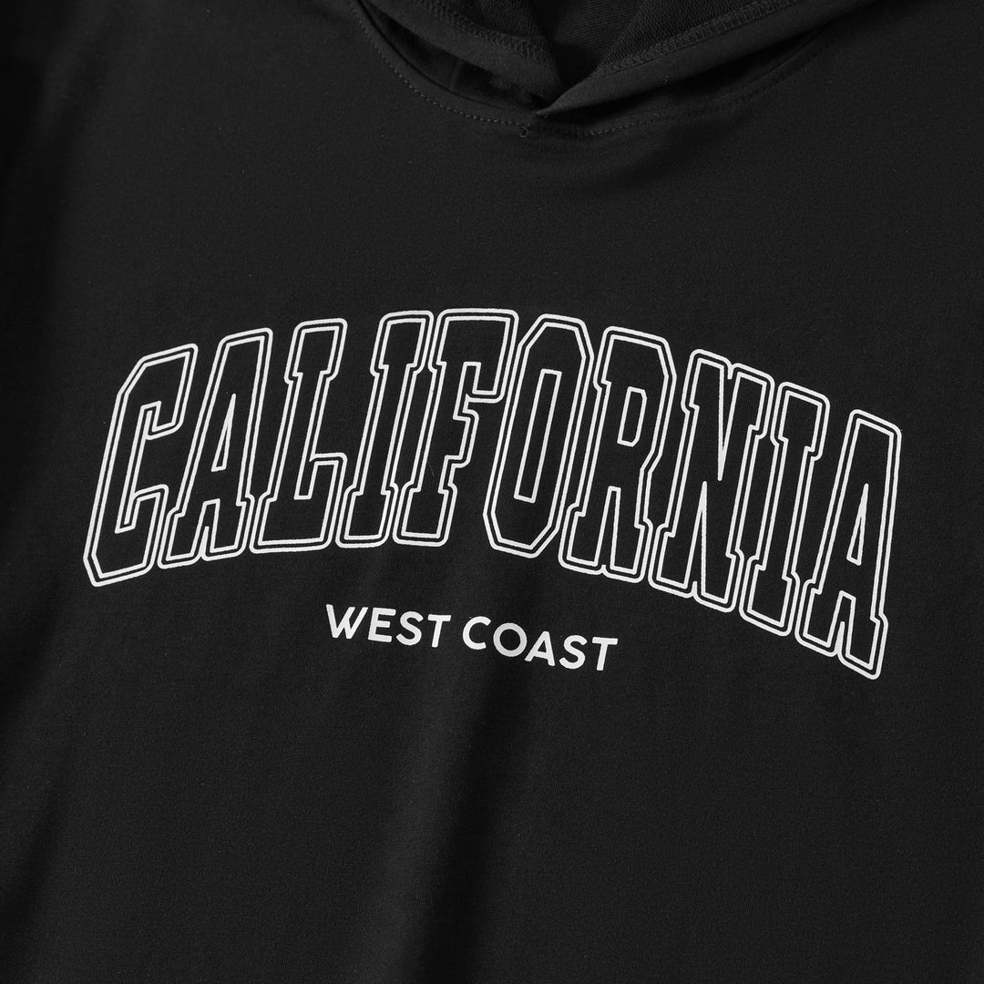 Family Matching School Hooded Letter Long Sleeve Print Tops - 20675281