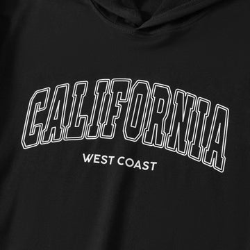 Family Matching School Hooded Letter Long Sleeve Print Tops - 20675281