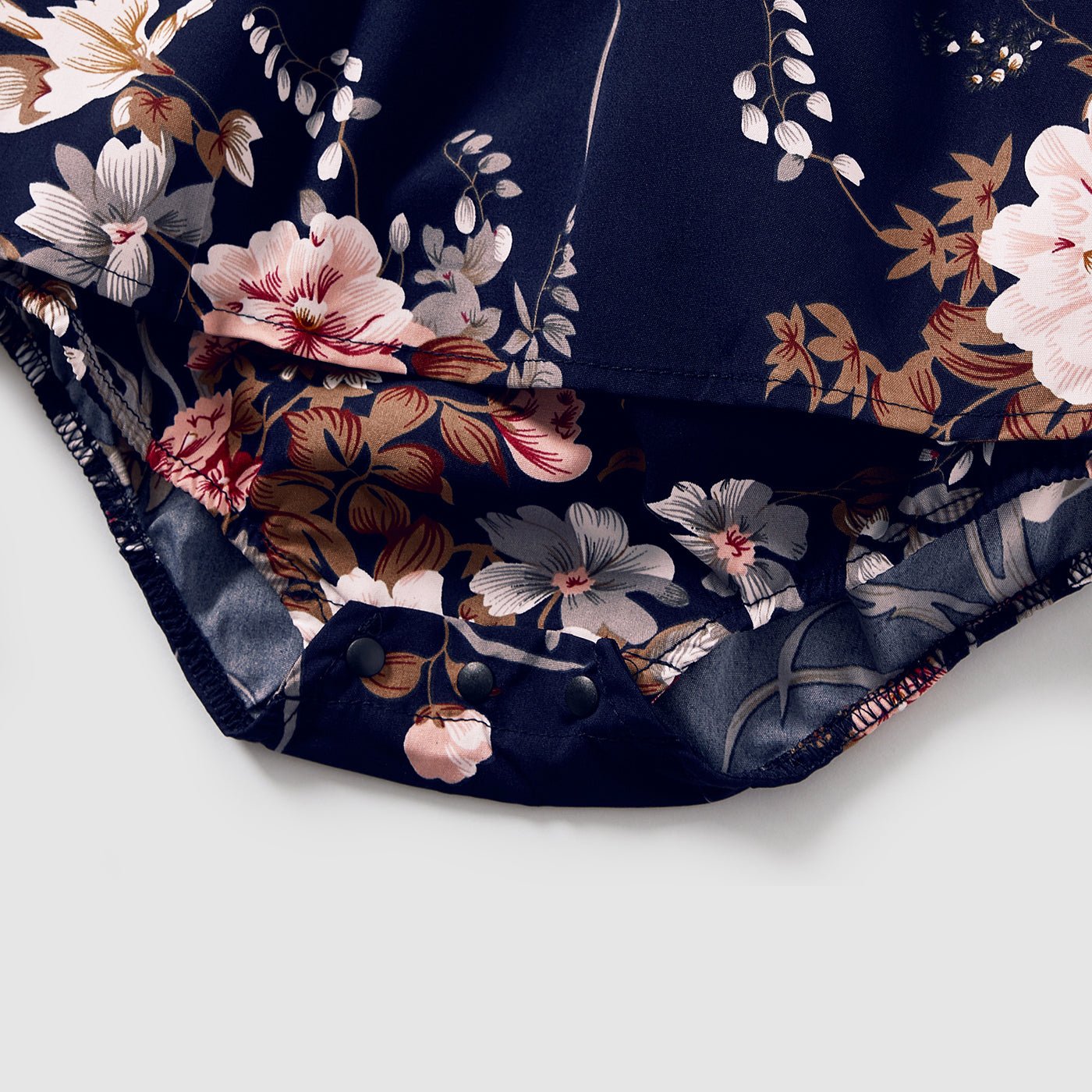 Family Matching Sleeveless Floral Print Spliced Midi Dresses and Short-sleeve Striped T-shirts Sets - 20549071
