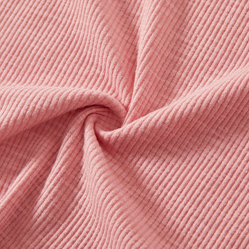 Family Matching Solid Color Flame Resistant Long Sleeve Pajamas - 20686825