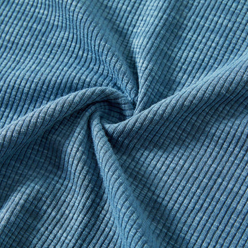 Family Matching Solid Color Flame Resistant Long Sleeve Pajamas - 20686825