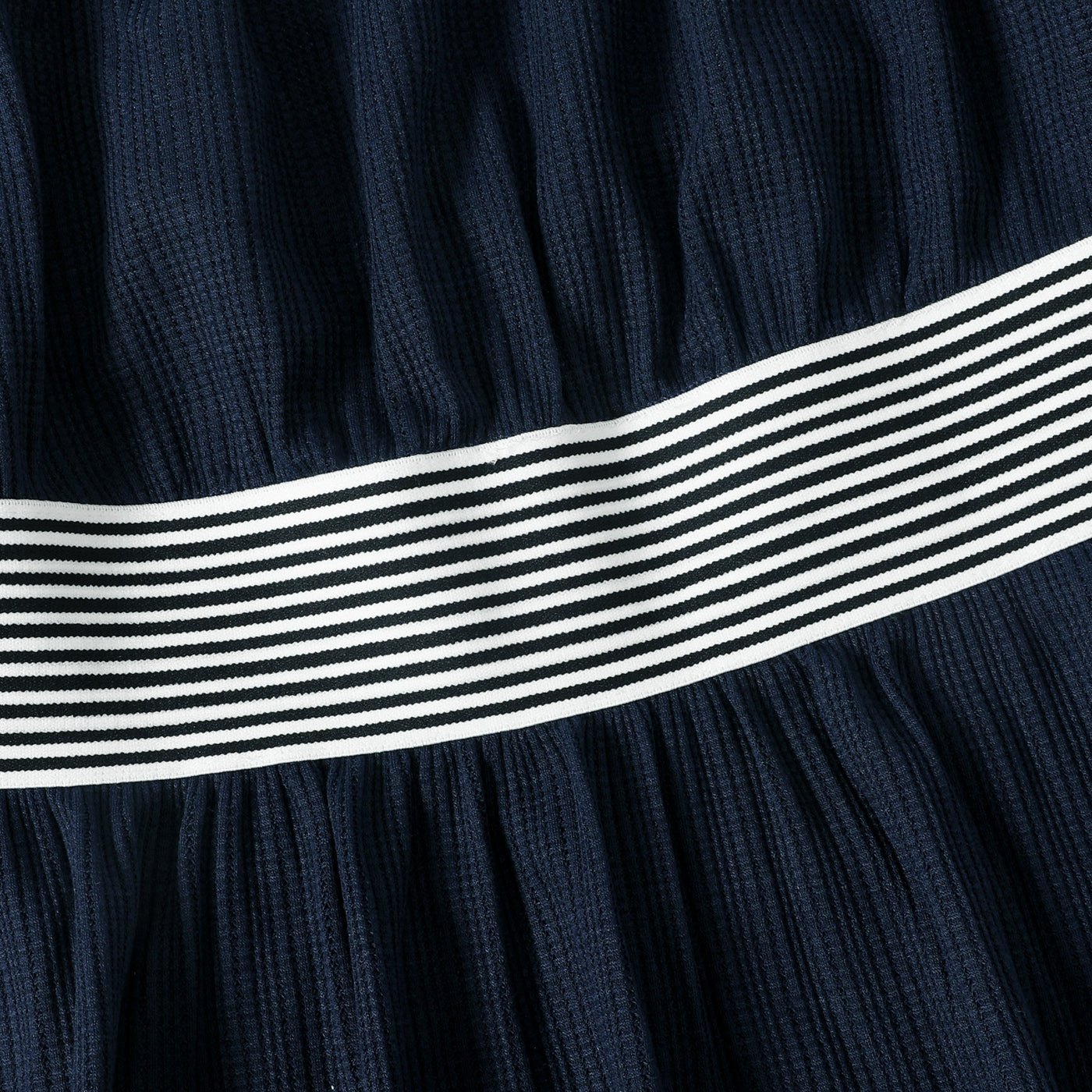 Family Matching Solid Spaghetti Strap Dresses and Striped Colorblock Short-sleeve T-shirts Sets - 20624389