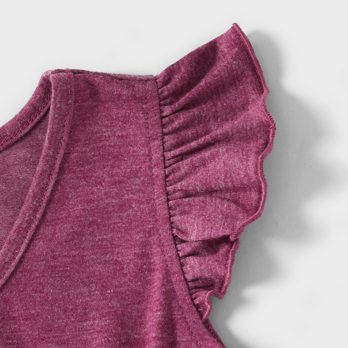 Family Matching Solid V Neck Sleeveless Button Up Drawstring Dresses and Striped Colorblock Short-sleeve T-shirts Sets - 20372558