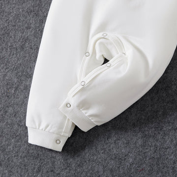 Halloween Family Matching Letter& Bat Print Long Sleeve Tops - 20689420