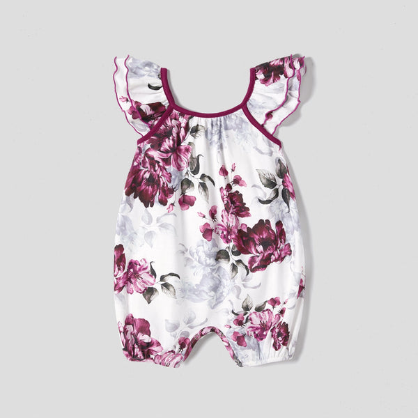 Mommy and Me Floral Panel Tank Dresses - 20667514